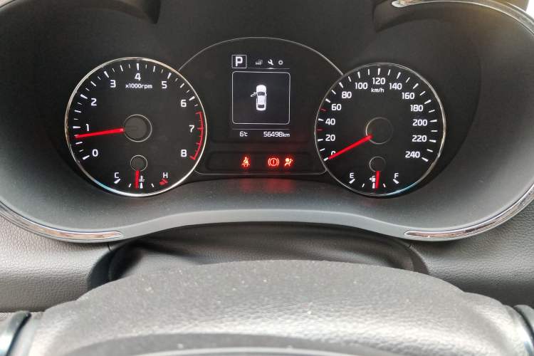 Used Kia K3 2016 1.6L Automatic GL Odometer Close Up
