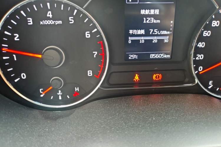 Used Kia K3 2016 1.6L Automatic GL Odometer Close Up