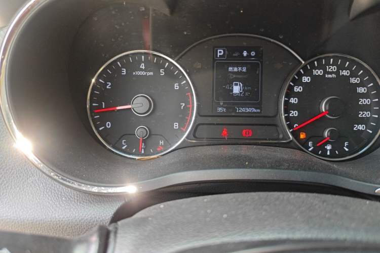 Used Kia K3 2016 1.6L Automatic GL Odometer Close Up