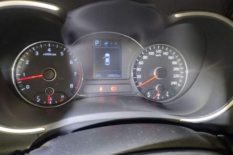 Used Kia K3 2016 1.6L Automatic GL Odometer Close Up