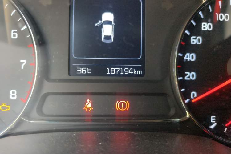 Used Kia K3 2016 1.6L Automatic GL Odometer Close Up