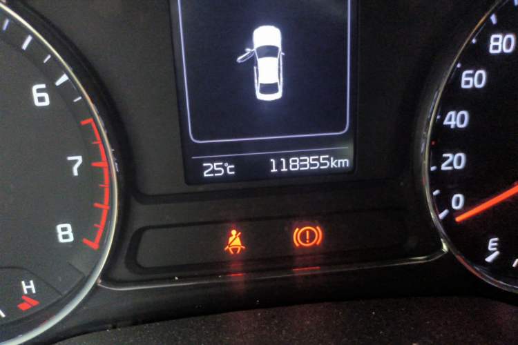 Used Kia K3 2016 1.6L Automatic GLS Odometer Close Up
