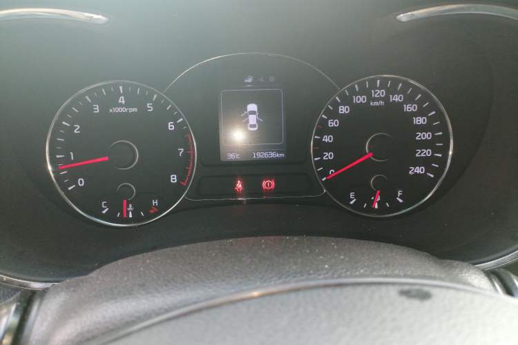 Used Kia K3 2016 1.6L Manual GL Odometer Close Up