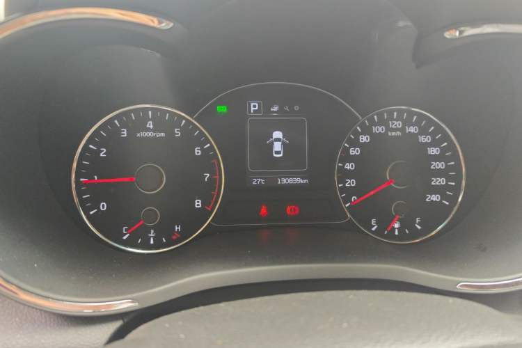 Used Kia K3 2016 1.6L Automatic GLS Odometer Close Up