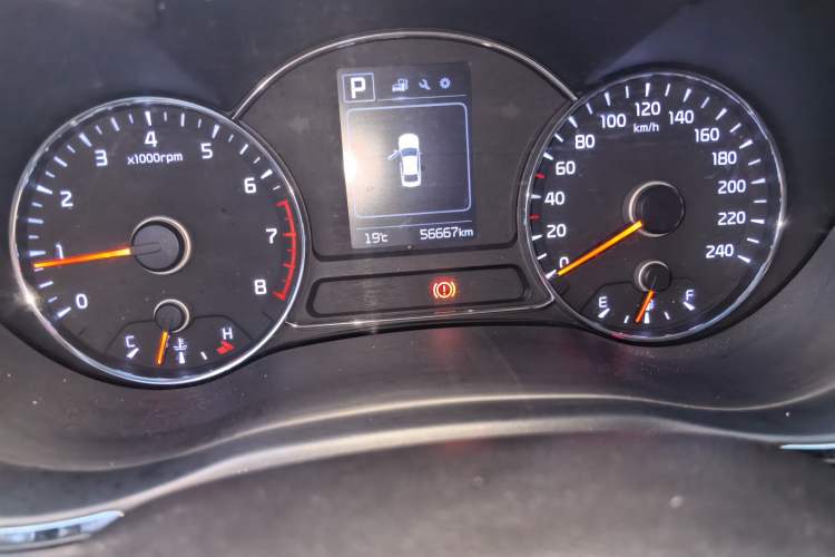 Used Kia K3 2016 1.6L Automatic GL Odometer Close Up