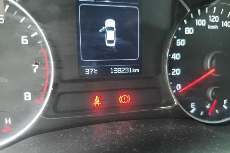 Used Kia K3 2016 1.6L Automatic GL Odometer Close Up