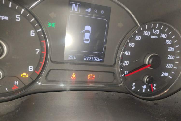 Used Kia K3 2016 1.6L Automatic GL Odometer Close Up