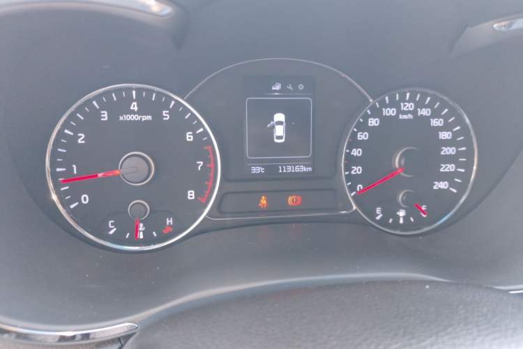 Used Kia K3 2016 1.6L Manual GL Odometer Close Up