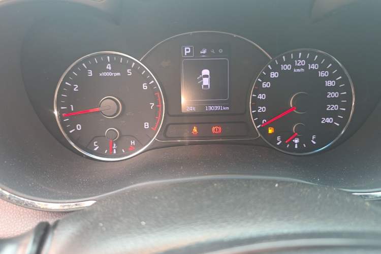 Used Kia K3 2016 1.6L Automatic GL Odometer Close Up