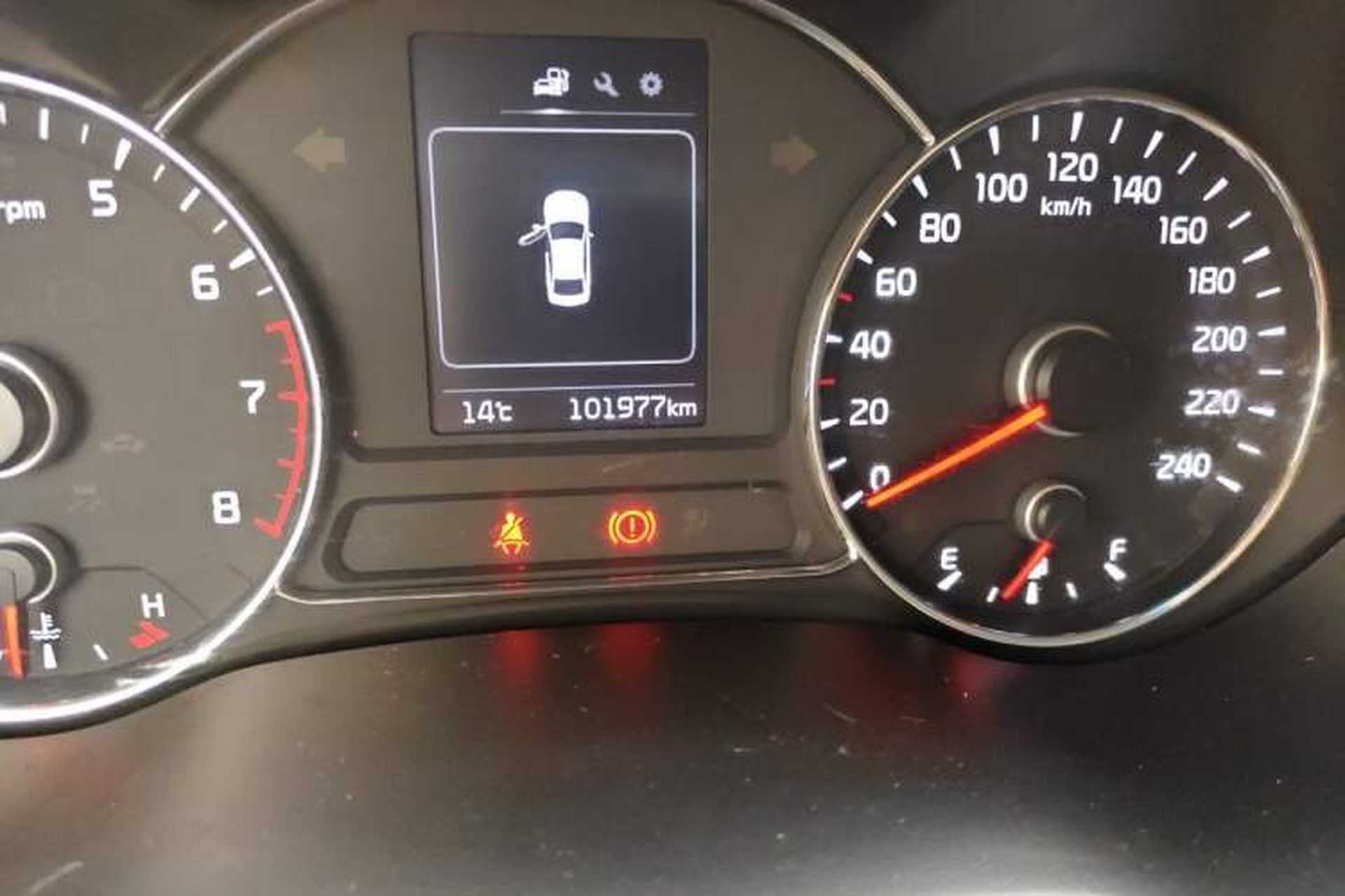 Used Kia K3 2016 1.6L Manual GL Odometer Close Up