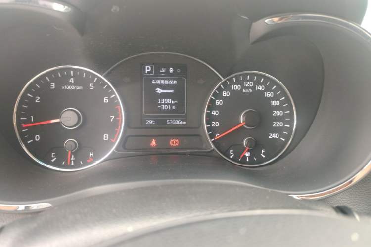Used Kia K3 2016 1.6L Automatic GL Odometer Close Up