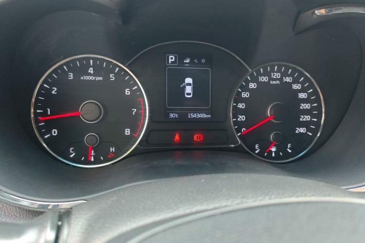 Used Kia K3 2016 1.6L Automatic GLS Odometer Close Up