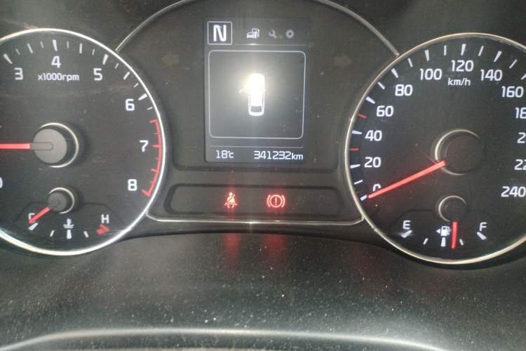 Used Kia K3 2016 1.6L Automatic GL Odometer Close Up