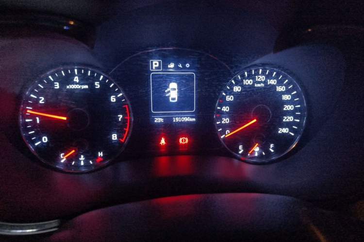 Used Kia K3 2016 1.6L Automatic GL Odometer Close Up