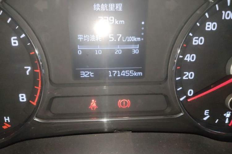 Used Kia K3 2016 1.6L Automatic GL Odometer Close Up