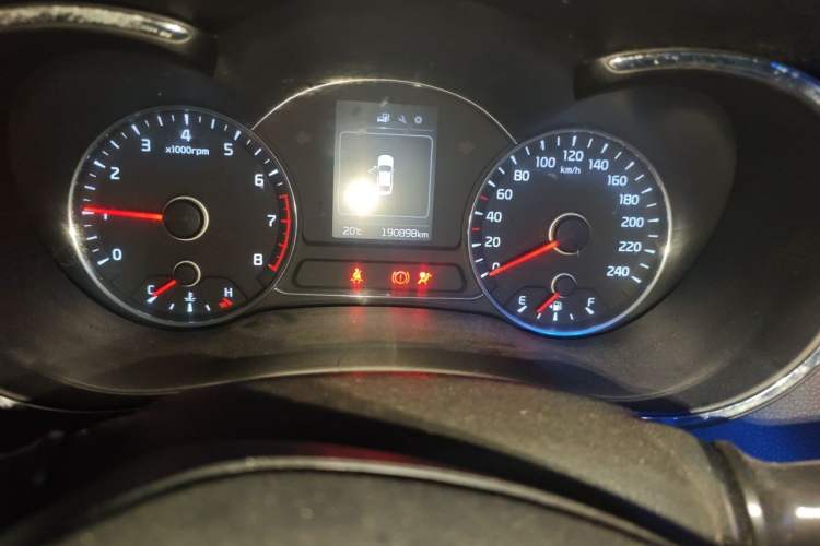 Used Kia K3 2016 1.6L Manual GLS Odometer Close Up