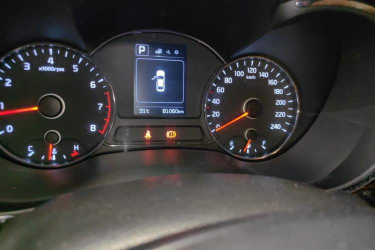 Used Kia K3 2016 1.6L Automatic GLS Odometer Close Up