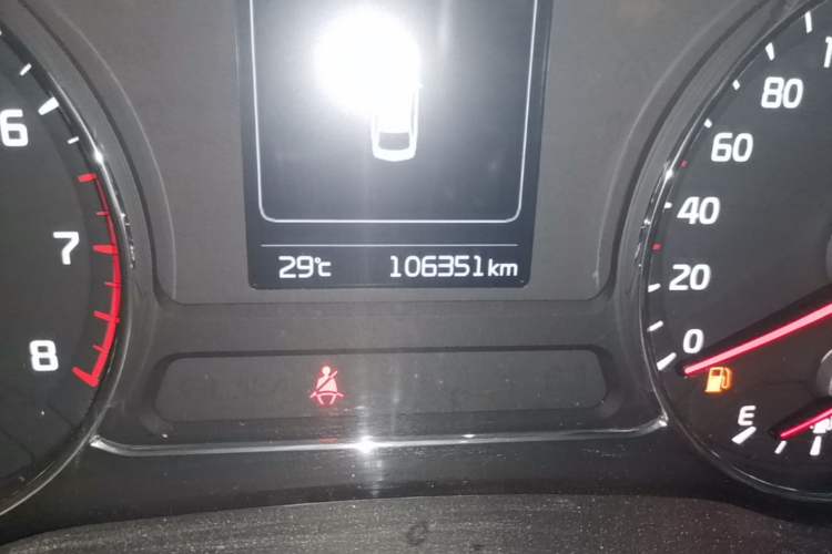 Used Kia K3 2016 1.6L Automatic GL Odometer Close Up