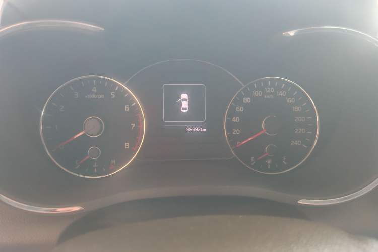 Used Kia K3 2016 1.6L Manual GL Odometer Close Up