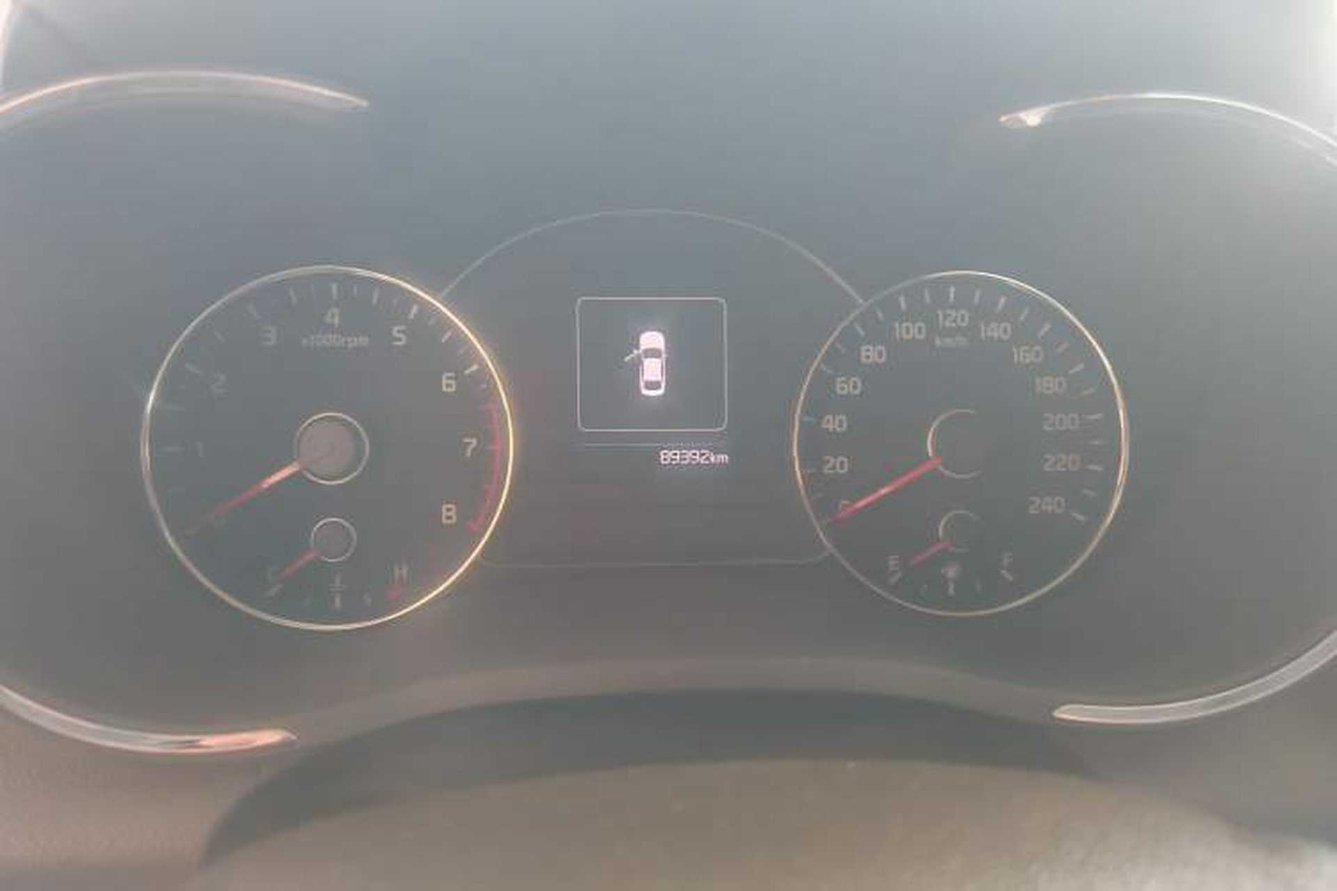 Used Kia K3 2016 1.6L Manual GL Odometer Close Up