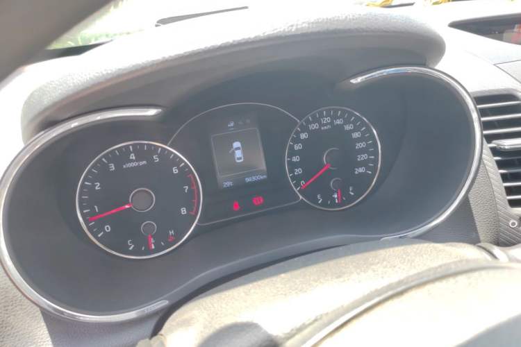 Used Kia K3 2016 1.6L Manual GL Odometer Close Up