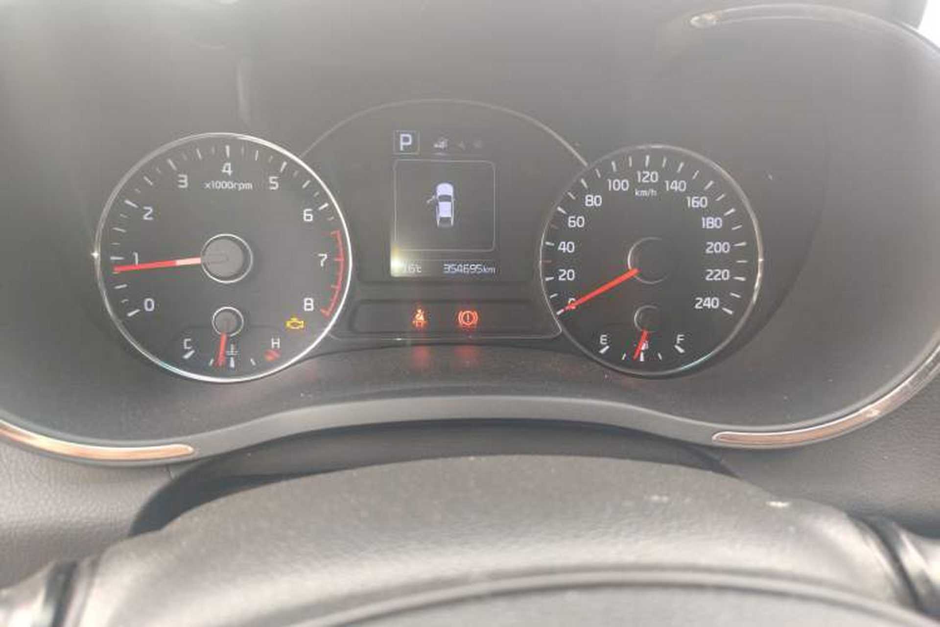 Used Kia K3 2016 1.6L Automatic GL Odometer Close Up