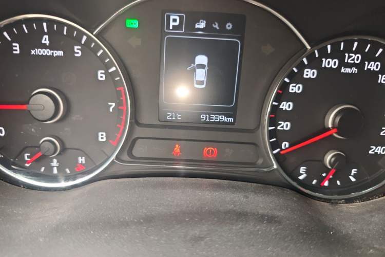 Used Kia K3 2016 1.6L Automatic GLS Odometer Close Up