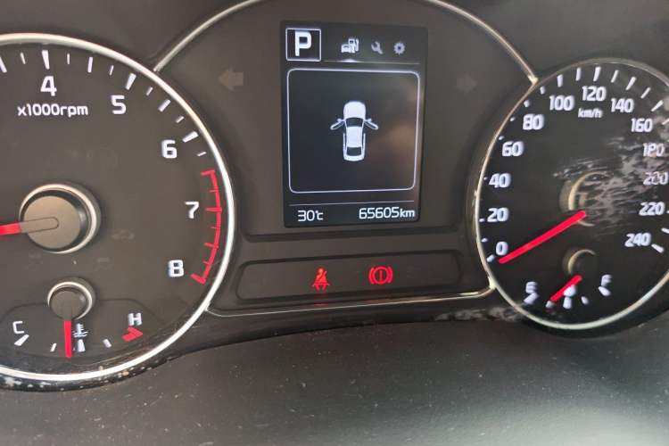 Used Kia K3 2016 1.6L Automatic GL Odometer Close Up