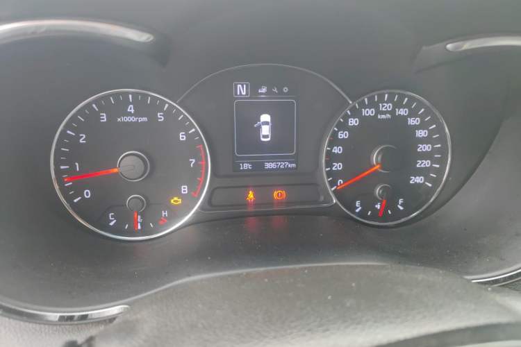Used Kia K3 2016 1.6L Automatic GL Odometer Close Up
