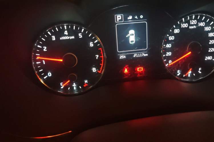 Used Kia K3 2016 1.6L Automatic GL Odometer Close Up
