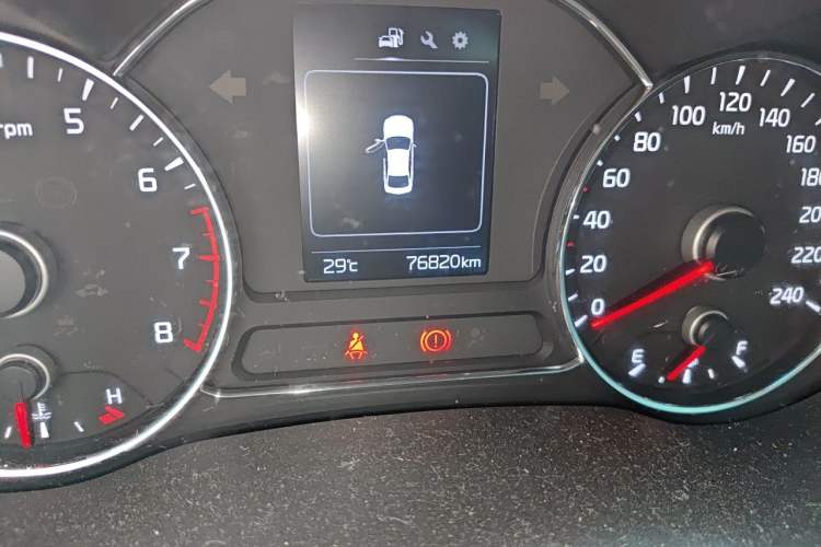 Used Kia K3 2016 1.6L Manual GL Odometer Close Up