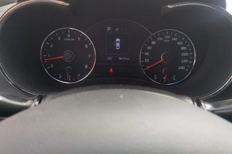 Used Kia K3 2016 1.6L Automatic with Sunroof Odometer Close Up
