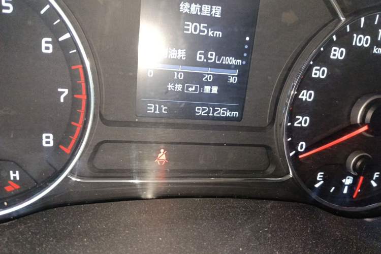 Used Kia K3 2016 1.6L Manual GL Odometer Close Up