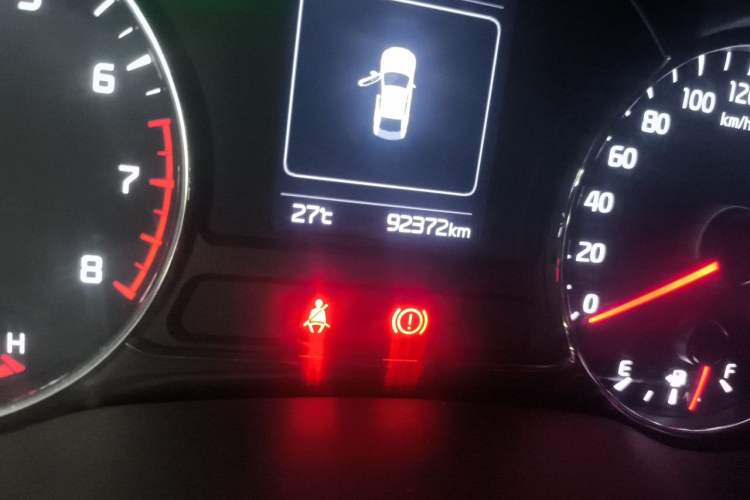 Used Kia K3 2016 1.6L Automatic DLX Odometer Close Up