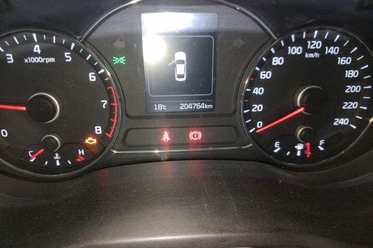 Used Kia K3 2016 1.6L Automatic GLS Odometer Close Up