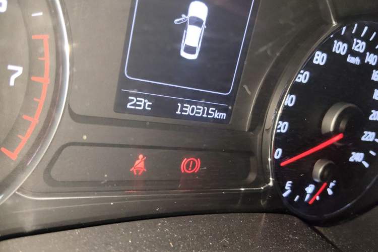Used Kia K3 2016 1.6L Automatic GL Odometer Close Up