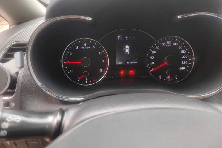 Used Kia K3 2016 1.6L Automatic GLS Odometer Close Up