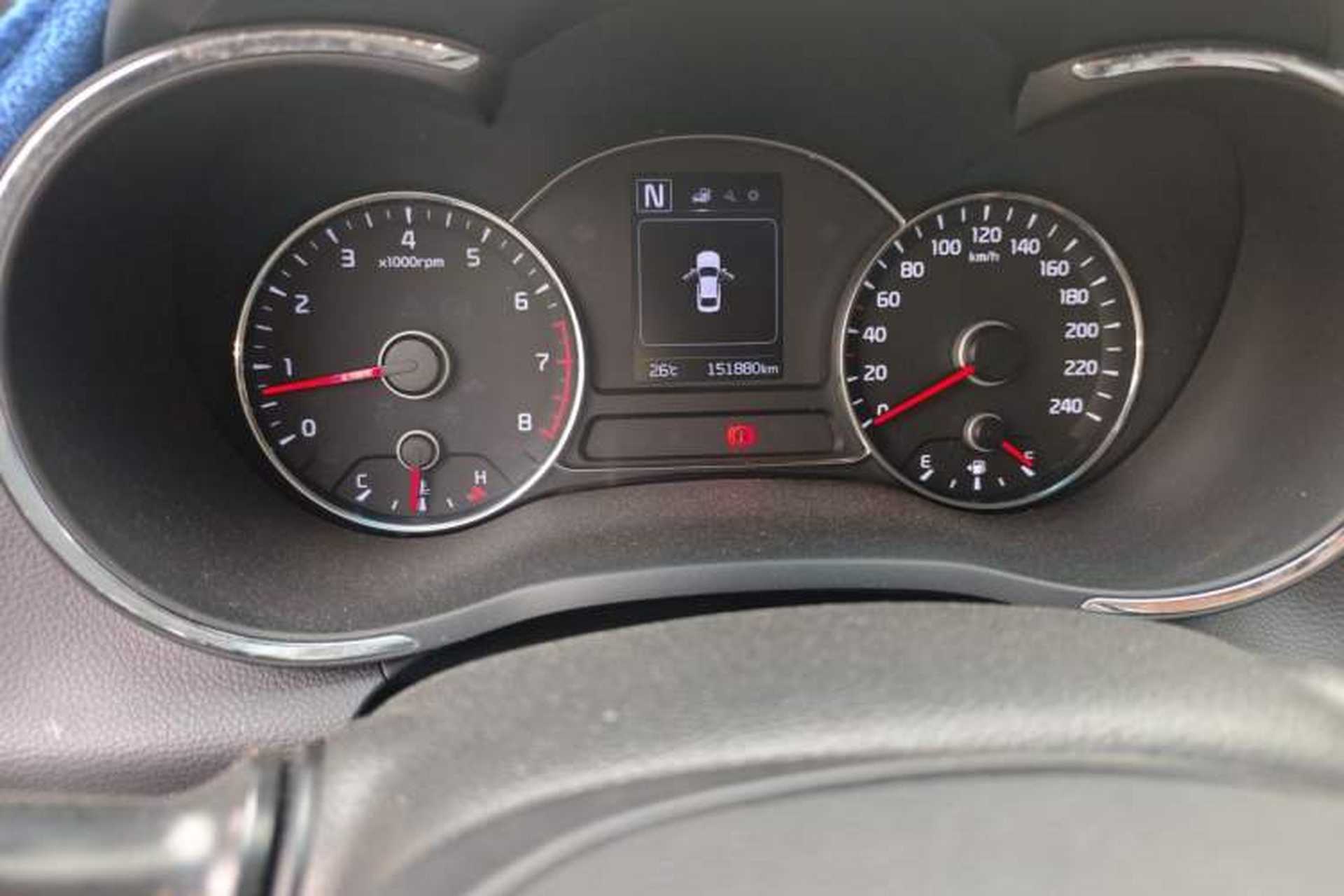 Used Kia K3 2016 1.6L Automatic GL Odometer Close Up