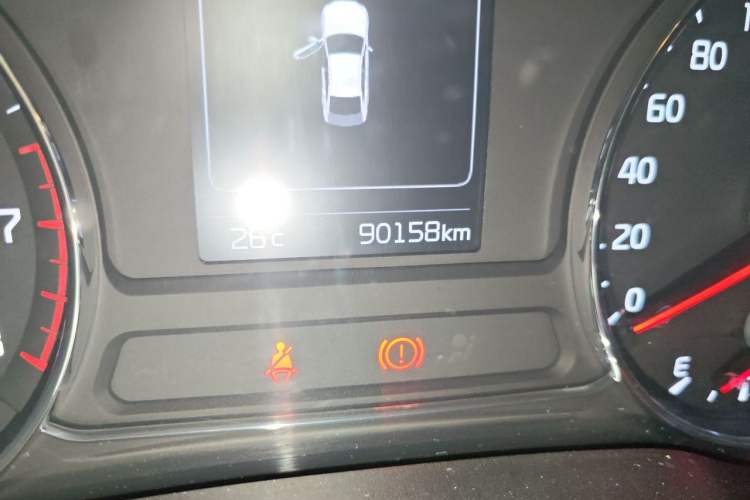 Used Kia K3 2016 1.6L Manual GLS Odometer Close Up