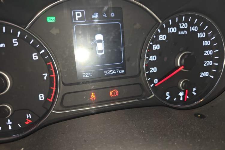 Used Kia K3 2016 1.6L Automatic GLS Odometer Close Up