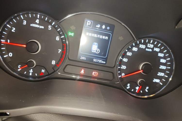 Used Kia K3 2016 1.6L Automatic DLX Odometer Close Up