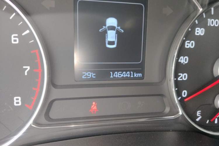 Used Kia K3 2016 1.6L Automatic GL Odometer Close Up