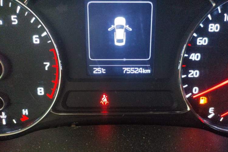 Used Kia K3 2016 1.6L Automatic GLS Odometer Close Up