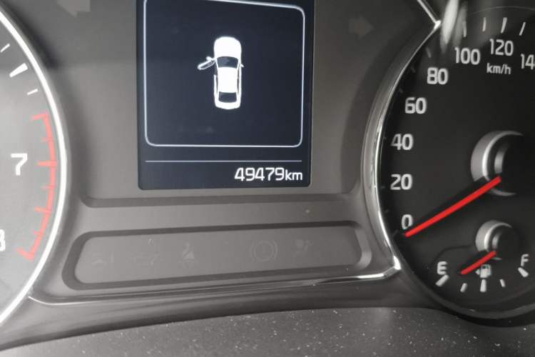 Used Kia K3 2016 1.6L Manual GLS Odometer Close Up
