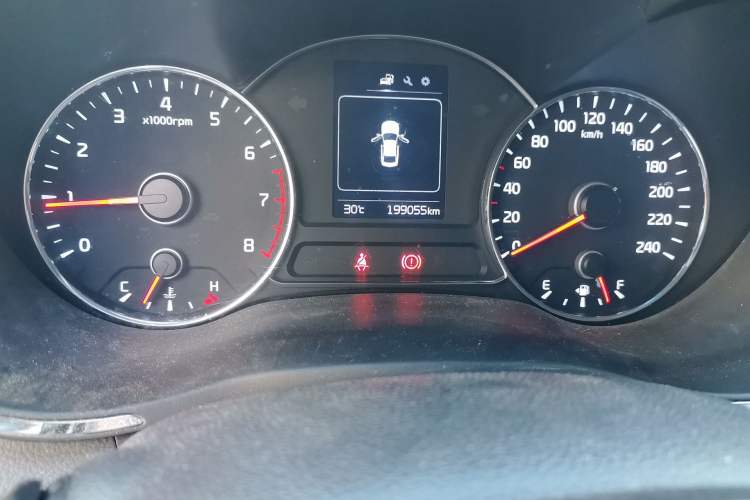 Used Kia K3 2016 1.6L Manual GL Odometer Close Up