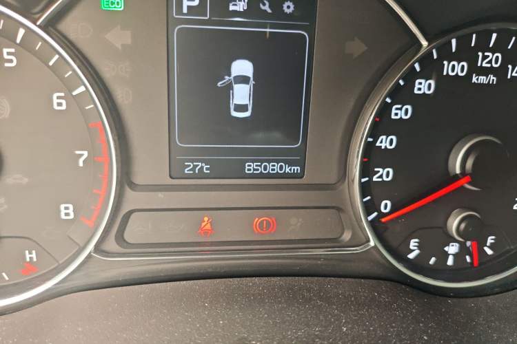 Used Kia K3 2016 1.6L Automatic GLS Odometer Close Up