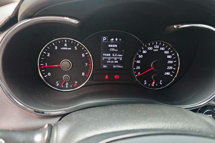 Used Kia K3 2016 1.6L Automatic GLS Odometer Close Up