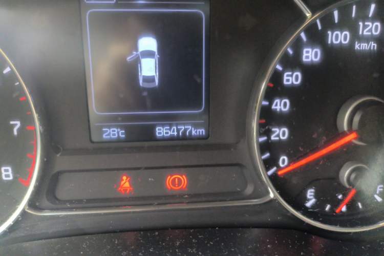 Used Kia K3 2016 1.6L Automatic GL Odometer Close Up