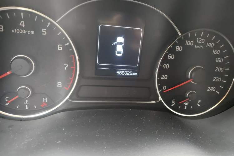 Used Kia K3 2016 1.6L Automatic GL Odometer Close Up