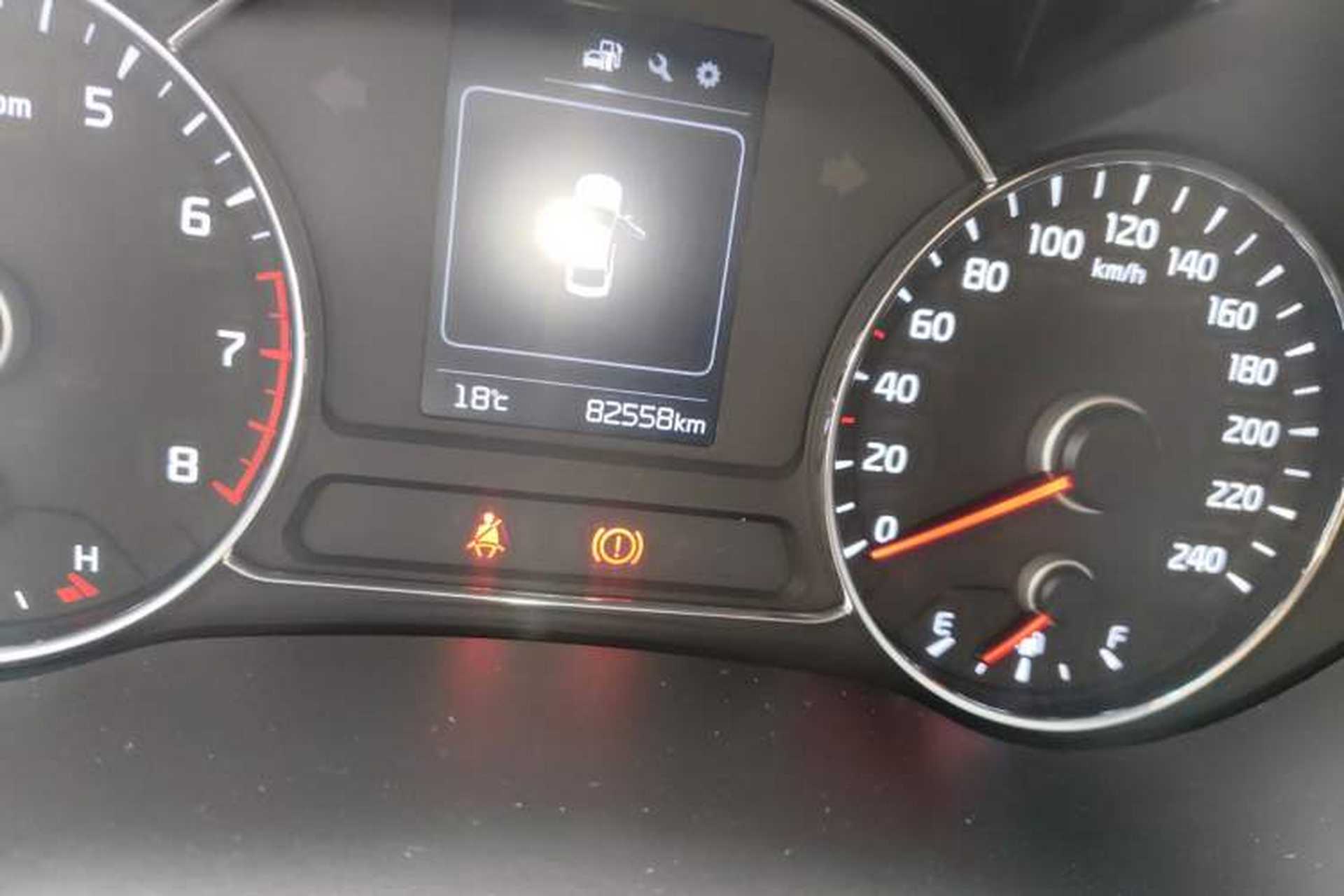 Used Kia K3 2016 1.6L Manual GL Odometer Close Up